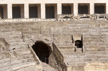 Lecce (puglia, İtalya): Roma Tiyatrosu kalıntıları