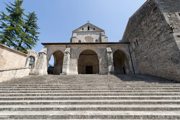 Opactwo casamari (frosinone, Lazio Rzym, Włochy), Kościół — Zdjęcie stockowe