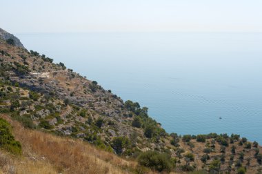 gargano (puglia, İtalya), yaz kıyısında