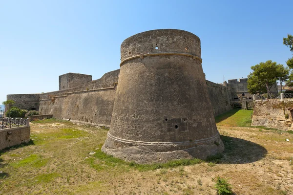 Manfredonia (foggia, puglia, Włochy) - zamek — Zdjęcie stockowe