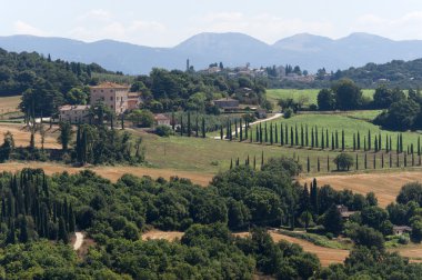 Amelia (terni, umbria, İtalya ' manzara)