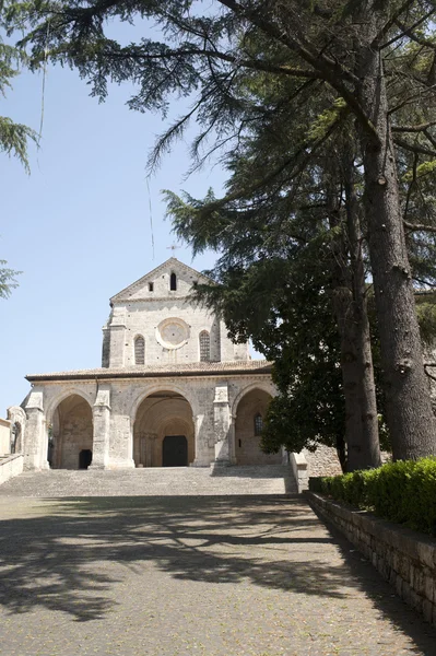 Abadia de Casamari (Frosinone, Lazio, Itália), a igreja — Fotografia de Stock