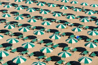 Termoli (Campobasso, Molise, Italy) - The beach at morning clipart