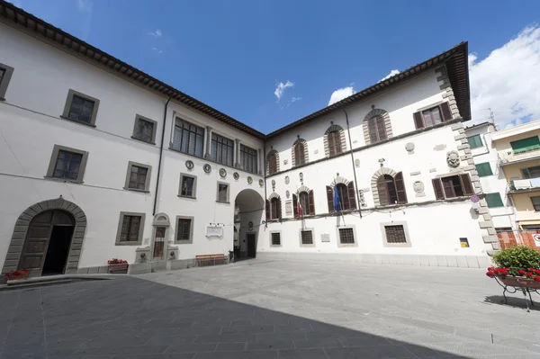 Palazzo storico a Pieve Santo Stefano (Arezzo, Toscana, Italia ) — Foto Stock