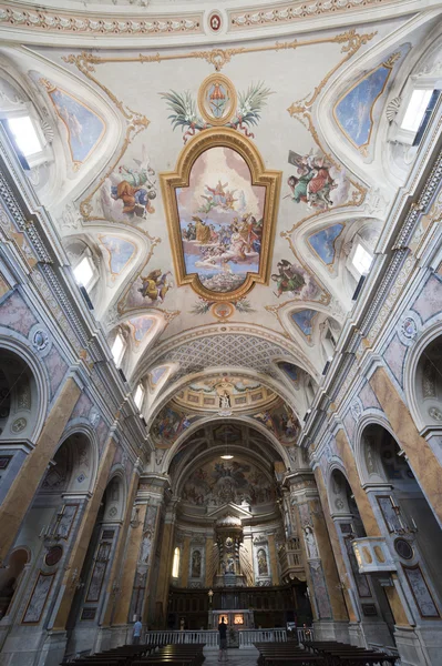 Amelia (terni, Umbrie, Itálie) - katedrála interiér — Stock fotografie
