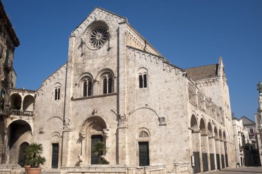 Bitonto (Bari, Puglia, Italy) - Old cathedral in Romanesque styl clipart