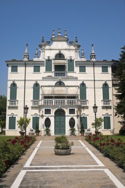 Riviera del brenta (veneto, İtalya) - tarihi villa ve Bahçe