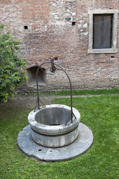 stock image Verona (Veneto, Italy), ancient marble well