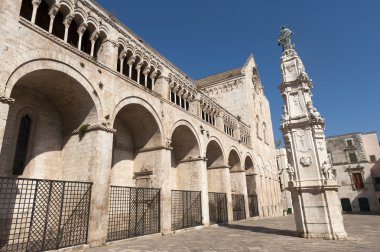 Bitonto (bari, puglia, İtalya) - eski Katedrali Romanesk styl