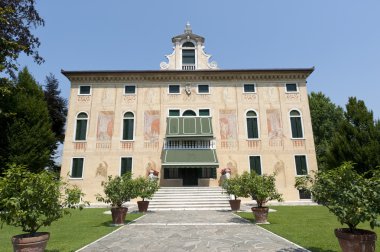 Riviera del brenta (veneto, İtalya) - tarihi villa ve Bahçe