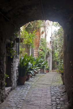 Anagni (frosinone, lazio, İtalya) - tipik sokak