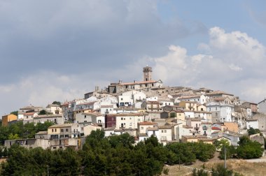 Forenza (Potenza, Basilicata, Italy) at summer clipart