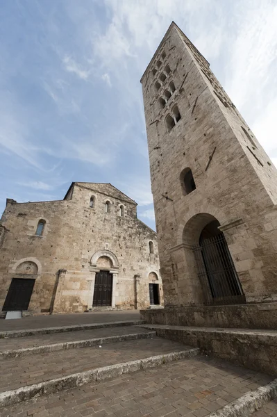 Anagni (Frosinone, Lazio, Italia) - Catedral medieval y campanario —  Fotos de Stock