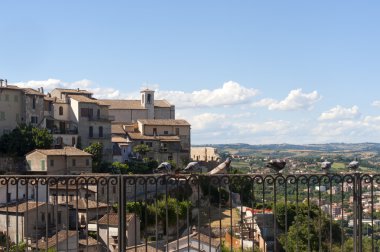 Narni (terni, umbria, İtalya) - eski şehir ve panorama