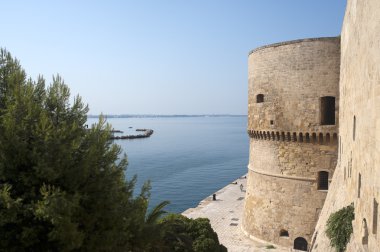 Taranto (Puglia, Italy) - Old castle on the sea clipart