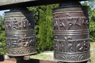 Pennabilli, Montefeltro (Marches, Italy), two tibetan bells clipart
