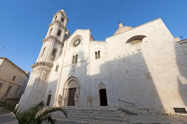 Bitetto (Bari, Puglia, Italy) - Old cathedral in Romanesque styl — Stock Photo, Image