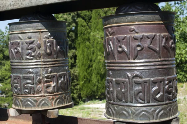 stock image Pennabilli, Montefeltro (Marches, Italy), two tibetan bells