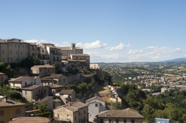 Narni (terni, umbria, İtalya) - eski şehir ve panorama