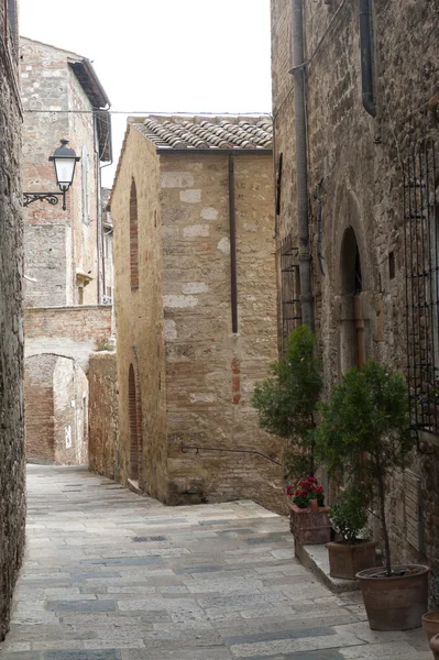 Колле-ді-Валь-д'Ельса (Сієни, Тоскана) — стокове фото