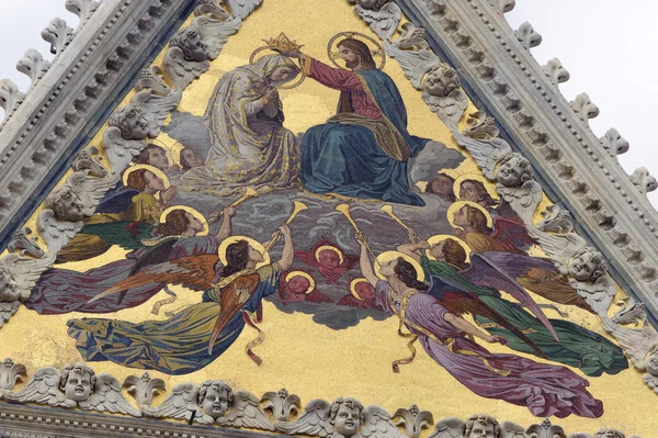 Siena (Toskania, Włochy) - Katedra duomo — Zdjęcie stockowe