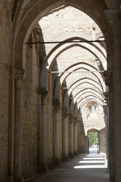 San galgano (siena, Toskánsko, Itálie) — Stock fotografie