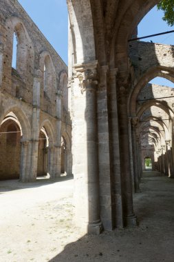 San galgano (siena, Toskana, İtalya)