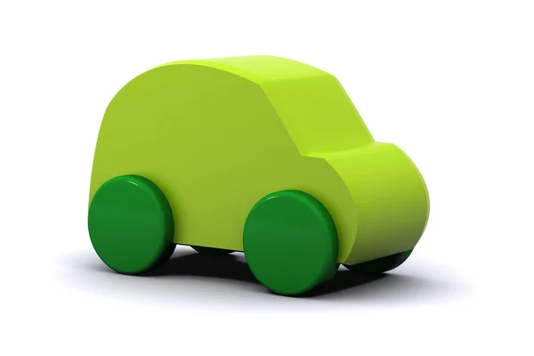 Зеленый автомобиль — стоковое фото