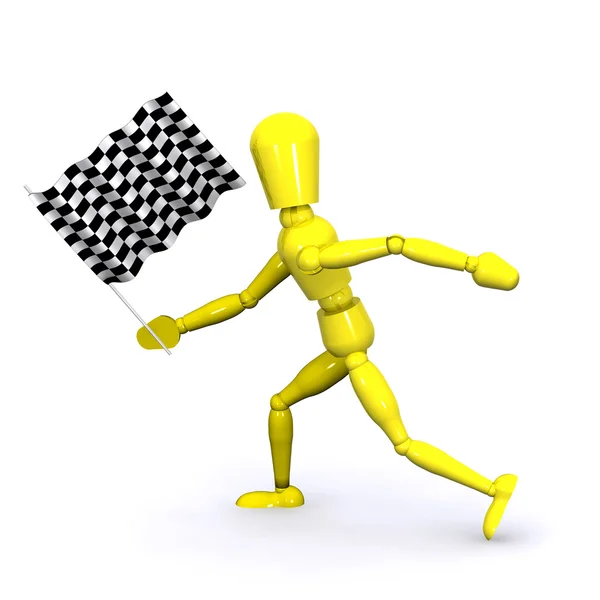 Chequered Flag — Stock Photo, Image