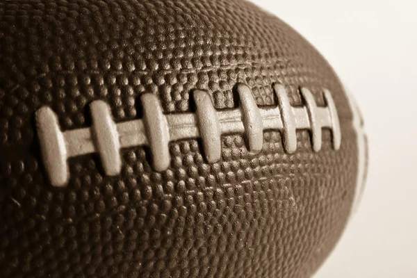 American Football Ball im alten Stil — Stockfoto