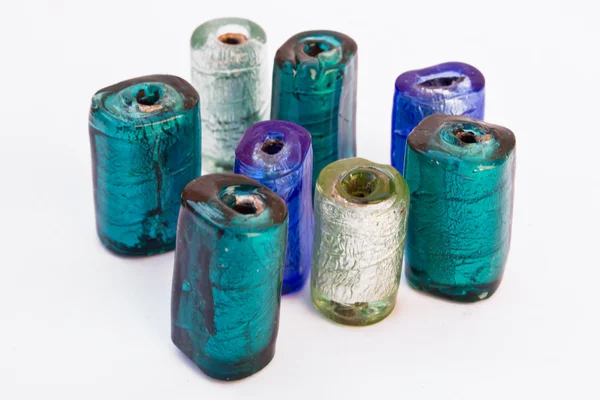 Pierres cylindriques colorées — Photo