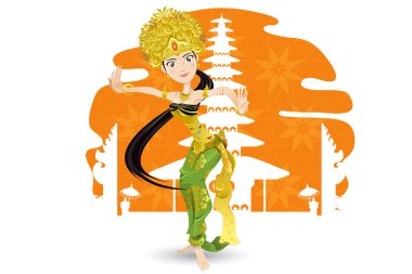 Balinese Dancer clipart