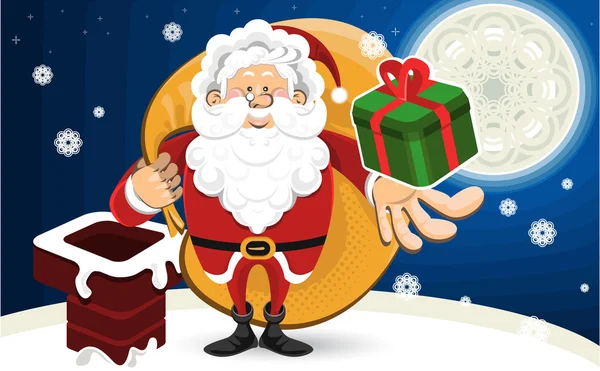 Santa Claus Christmas — Stockvector