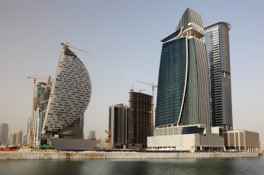 Business Bay in Dubai clipart