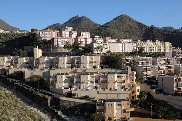 Residentiële gebouwen in santa cruize de tenerife — Stockfoto