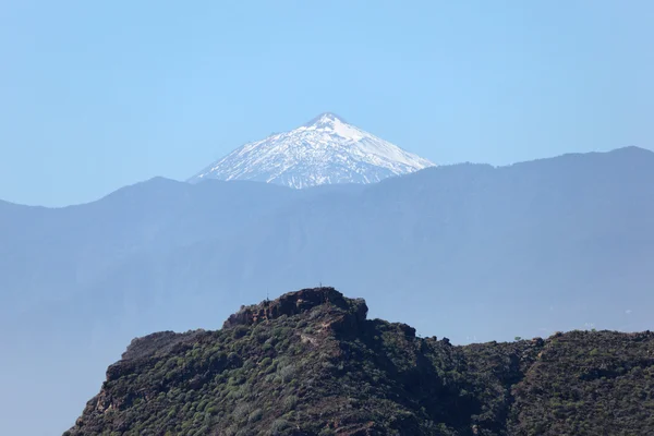 Vista sobre o vulcão Teide, Tenerife — Fotografia de Stock