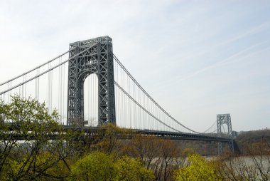 George Washington Bridge in New York City clipart