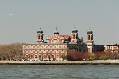 The immigration museum on Ellis Island, New York clipart