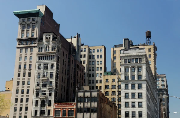 Oude gebouwen in new york city — Stockfoto