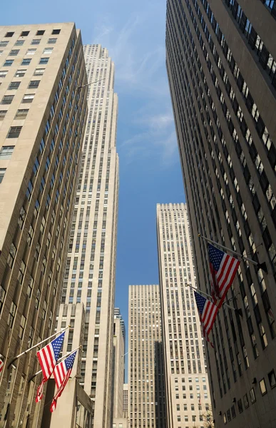 Wolkenkrabbers in New York City — Stockfoto