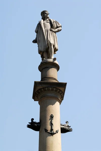 Статуя Христофор Колумб, Нью-Йорк — стокове фото