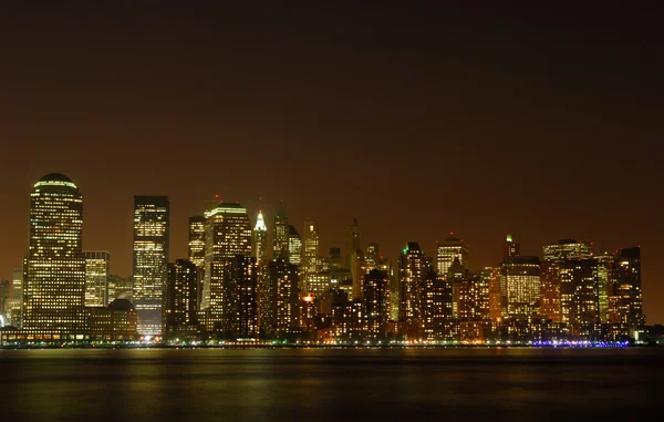 De skyline van Manhattan, new york city — Stockfoto