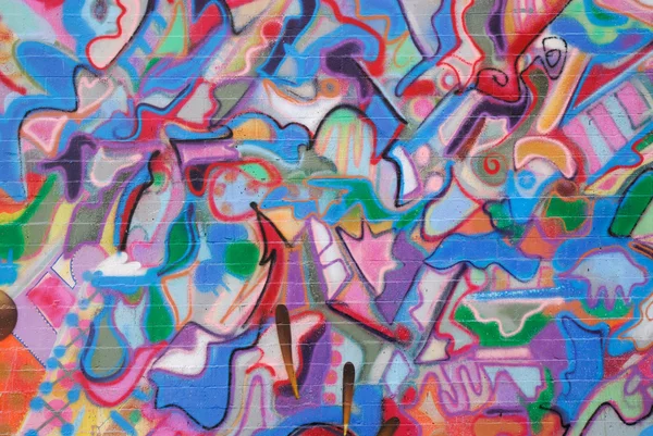 Graffiti colorido — Fotografia de Stock
