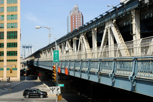 Manhattan Bridge, New York — Foto Stock