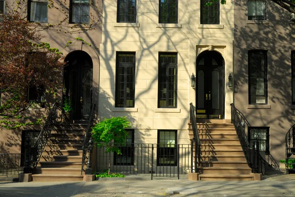 Town houses in New York City — Stock Photo, Image