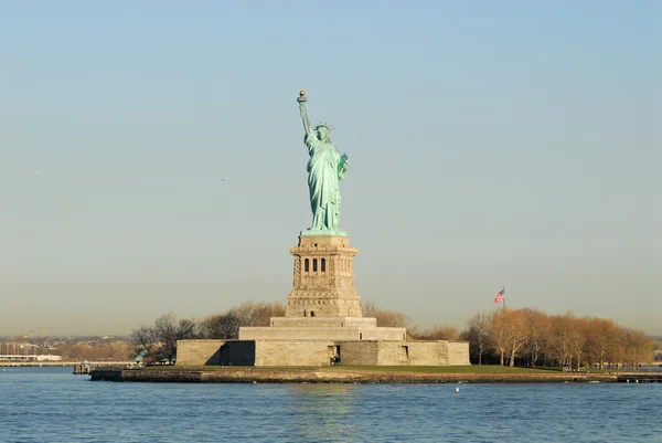自由女神像自由女神岛，纽约 — 图库照片