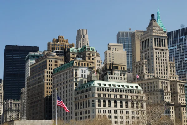 Buildings Downtown in Manhattan — Stock Photo, Image