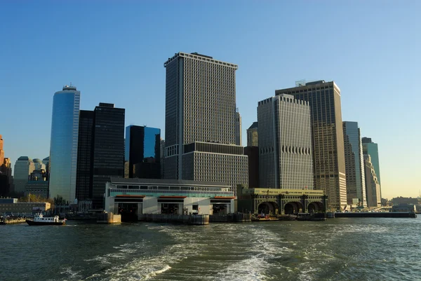 Cidade de Nova Iorque Sul ferry terminal — Fotografia de Stock