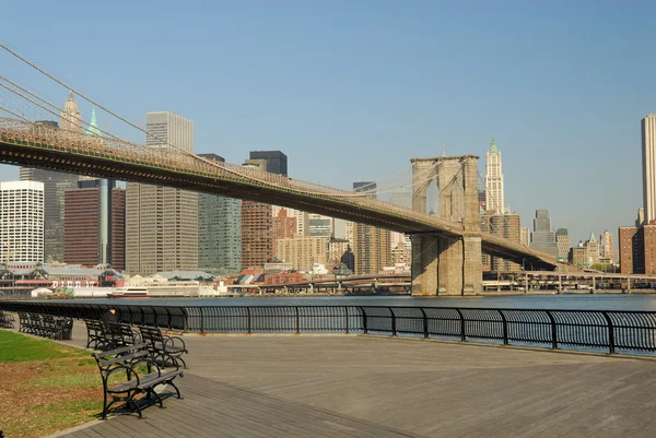 Brooklyn Bridge, Nueva York — Foto de Stock