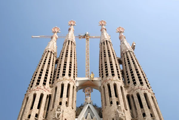 Sagrada familia in Barcelona, Spanje — Stockfoto
